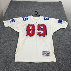 VTG New England Patriots Apex One Jersey Mens 52 White Mesh 89 Sports Gorpcore